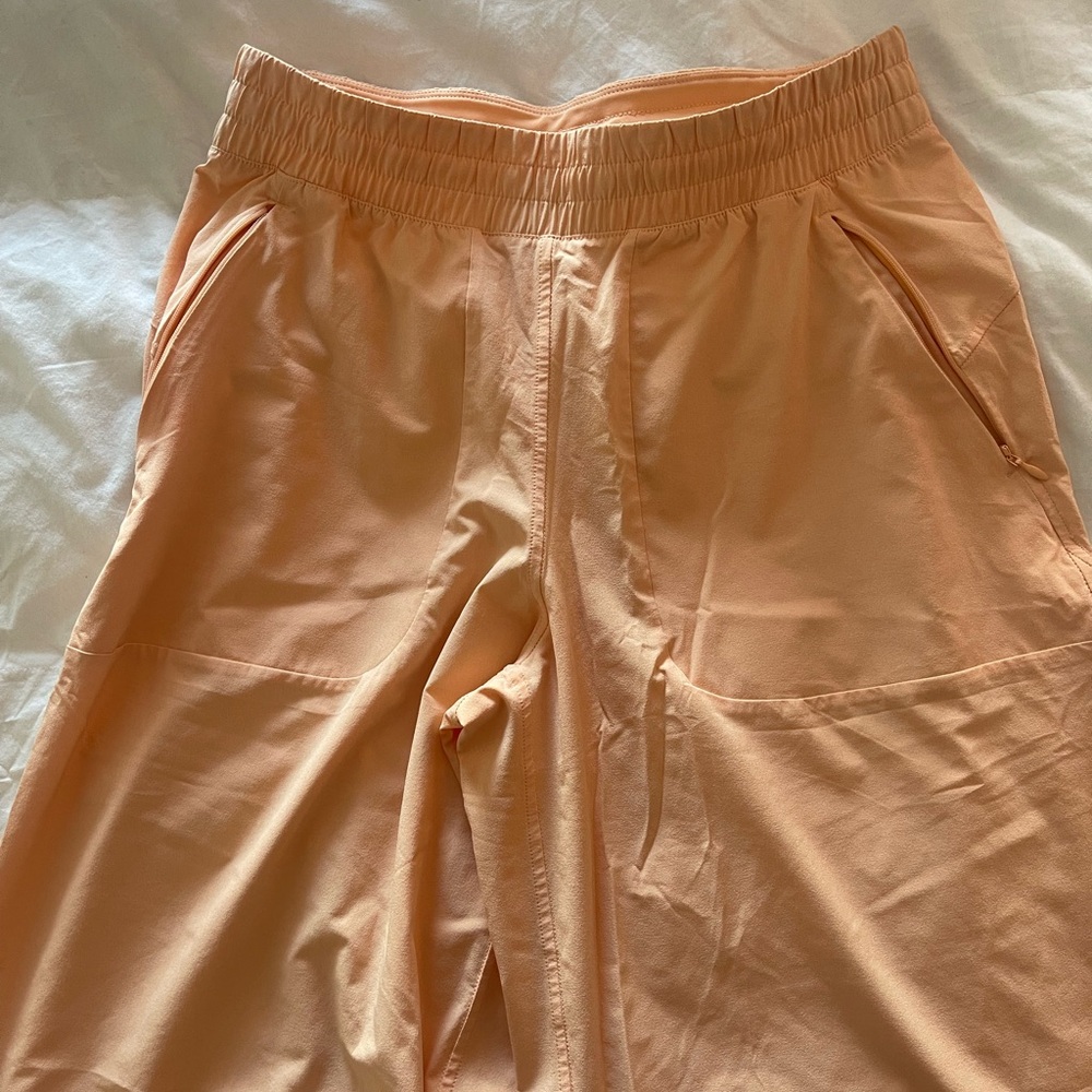 Lululemon Swift Wide-Leg Mid-Rise Pant Peach Elastic Waist Pants